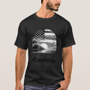 Camiseta Engraçado América Americana Shirt Golfo Dos Eua Am