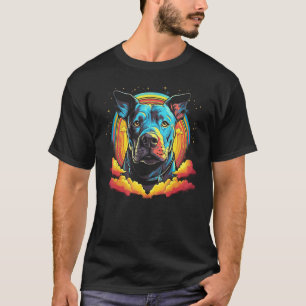 Camiseta Engraçado American Pit Bull Staffordshire Bull Ter