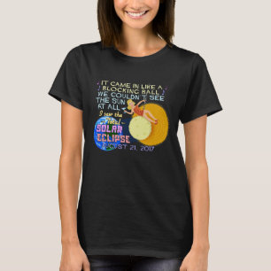 Camiseta Engraçado americano eclipse solar do 21 de agosto