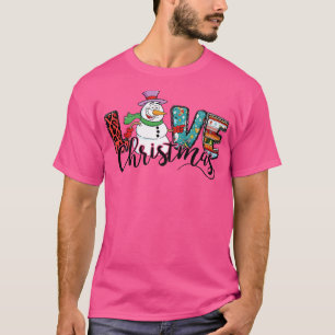 Camiseta Engraçado Amor Natal Amante Fósforo Familiar Leopa