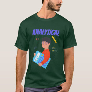Camiseta Engraçado analítico