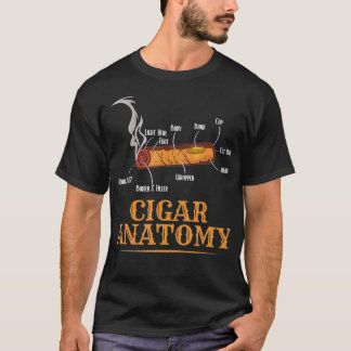 Camiseta Engraçado Anatomia dos cigarros Cigarros fumantes