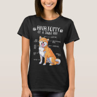 Engraçado Anatomia Shiba Inu Cão Lover