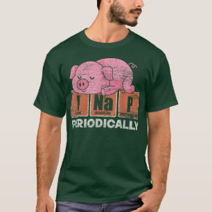 Camiseta Engraçado Animal De Batida Eu Dormi Periodicamente