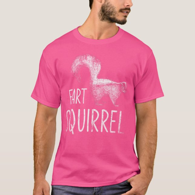 Camiseta Engraçado Animal Fart Squirrel Skunk (Frente)