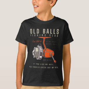 Camiseta Engraçado Aniversário de 1974 de Pesca Velho Idiot