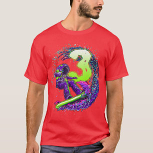 Camiseta Engraçado aniversário de 3 anos Astronauta Exterio