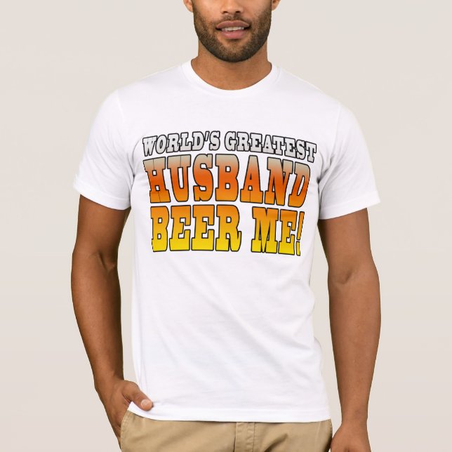 Camiseta Engraçado Aniversário do Casamento Mundiais Maior  (Frente)