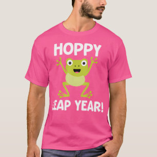 Camiseta Engraçado Ano Leap Professor Hoppy Pun Fevereiro 2