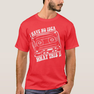 Camiseta Engraçado anos 70 80retro Nostalgia Não tenho idei