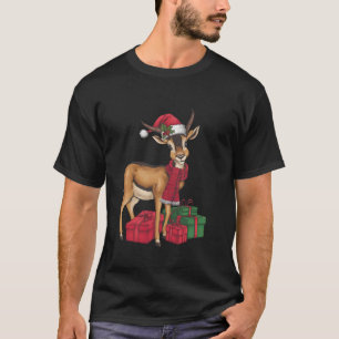 Camiseta Engraçado Antelope Lover Papais noeis de Natal Ant