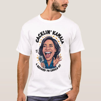 Camiseta Engraçado Anti Kamala Harris Rindo Política