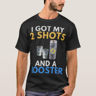 Camiseta Engraçado Anti-Vacina Recebeu Meus 2 Fotos De Vodk