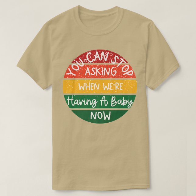 Camiseta Engraçado anúncio de gravidez de Natal, Holiday Ba (Frente do Design)