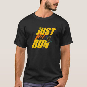 Camiseta Engraçado Apenas Por Executar O Runner
