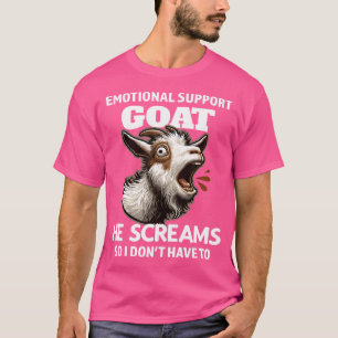 Camiseta Engraçado Apoio Emocional Ir Ao Gritar Para Que Eu