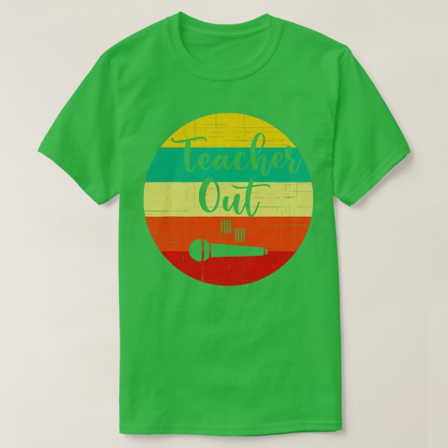 Camiseta Engraçado Apreciação De Professores No Fim Do Ano  (Frente do Design)