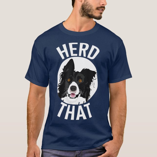 Camiseta Engraçado, Aquele Cão Amante de os animais Collie (Frente)