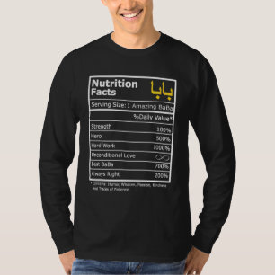 Camiseta Engraçado Árabe - Letra Caligrafia Pai Baba Pai