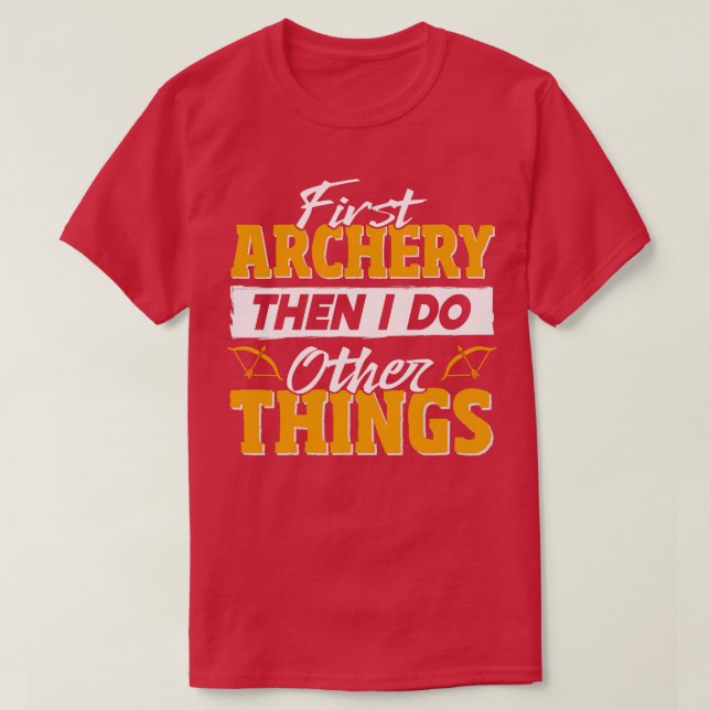 Camiseta Engraçado Archery (Frente do Design)
