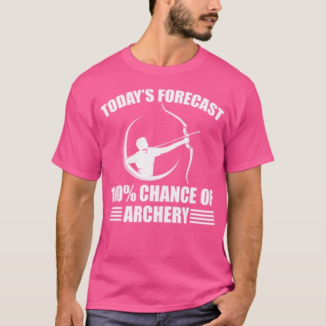 Camiseta Engraçado Archery Dizendo Arqueiro Seta E Arco (Frente)