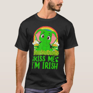 Camiseta Engraçado Arco-Íris Beija-me Eu sou a Patrica da R