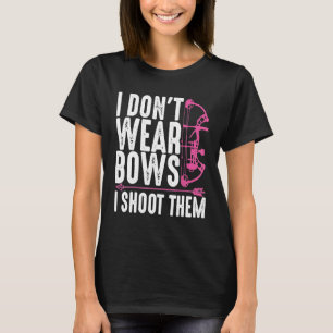 Camiseta Engraçado Arco Para Mulheres Arcos Caçando Madre A