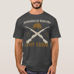 Camiseta Engraçado Armadillo Hunter Armadillo Hunter é meu
