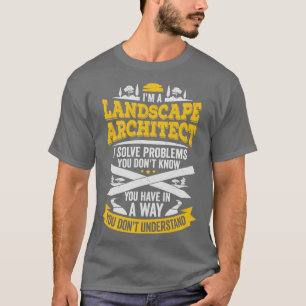 Camiseta Engraçado arquiteto paisagista, presente