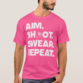 Camiseta Engraçado Arte Billiard Para Piscina Billiard Play