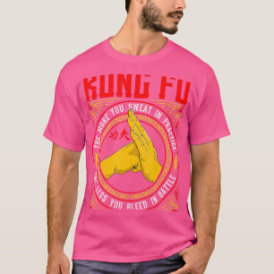 Camiseta Engraçado Arte Marcial Treinando Kung Fu