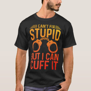 Camiseta Engraçado Arte Policial Para Homens Mulher Polícia