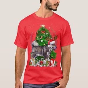 Camiseta Engraçado Árvore de Natal Vallhund sueco Light Paj