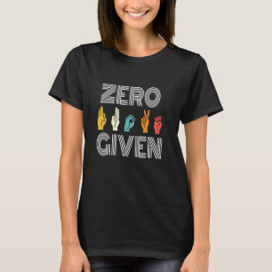 Camiseta Engraçado ASL Audição surda deficiente linguagem d