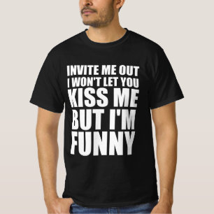 Camiseta Engraçado, aspas