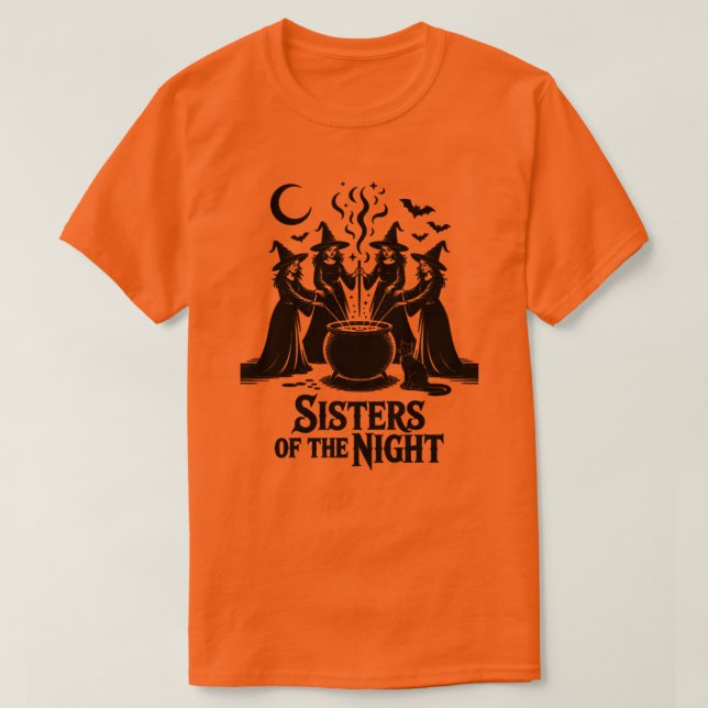 CAMISETA ENGRAÇADO ASSASSINO DE IRMÃS DA NOITE (Frente do Design)