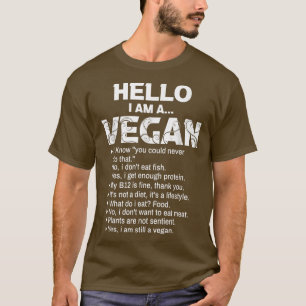 Camiseta Engraçado Ativismo Vegan Atleta de Gym Vegetarian