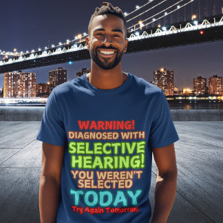Camiseta Engraçado Audições Seletivas Citam Gráfico de Mulh