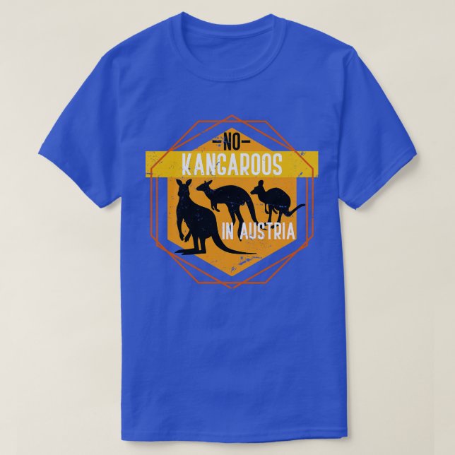 Camiseta Engraçado Austrália Gift Kangaroo (Frente do Design)