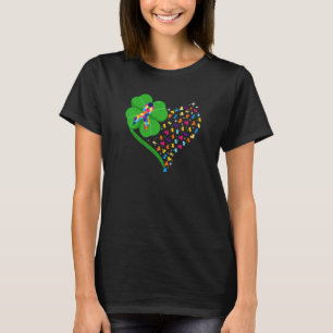 Camiseta Engraçado Autismo C Autismo Mãe Dia de São Patríci