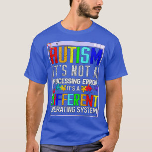 Camiseta Engraçado Autismo cita Suporte à Consciência da Ne