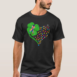 Camiseta Engraçado Autismo Clover Autismo Mãe Rua de Patric