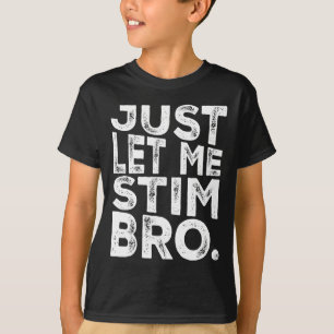 Camiseta Engraçado Autismo Consciência Autismo Deixe-me Sen