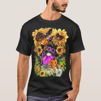 Camiseta Engraçado Autumn Gnomo Para Mulheres e Homens