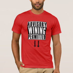 Camiseta Engraçado Aviso: Carnaval Permitido de Lavagem