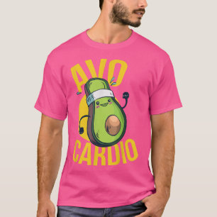 Camiseta Engraçado Avo Cardio Avocado Gym Workout Malhação 