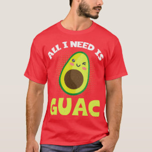 Camiseta Engraçado Avocado Aover Tudo Que Preciso É Guac Gu