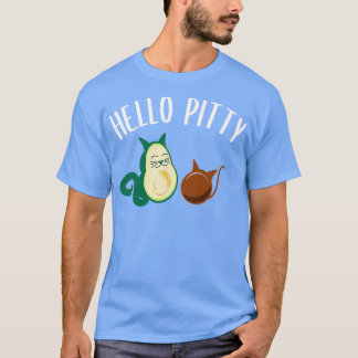 Camiseta Engraçado Avocado Guacamole Gato Humor