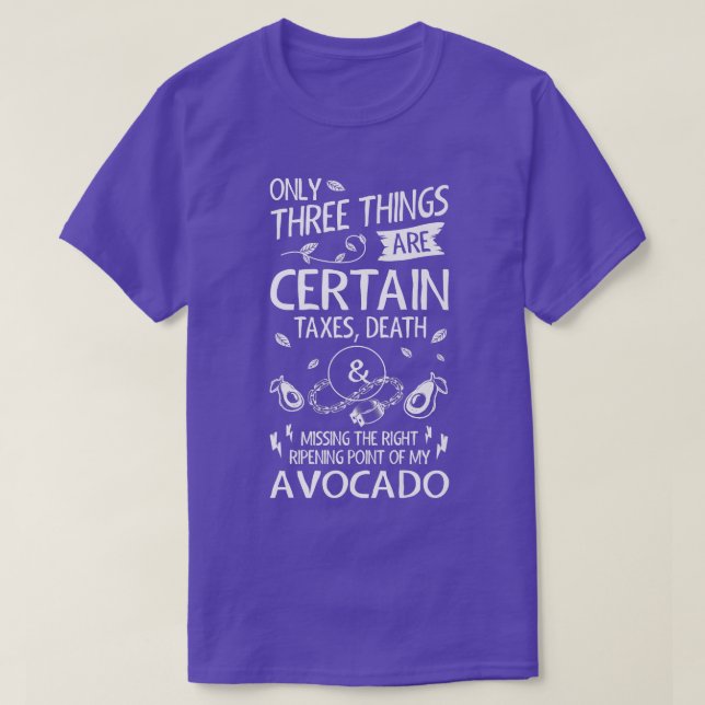 Camiseta Engraçado Avocado Lover (Frente do Design)