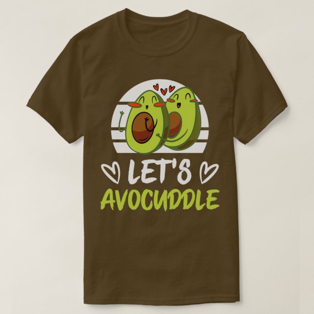 Camiseta Engraçado Avocado Lover Avocuddle Doces Cuddle (Frente do Design)